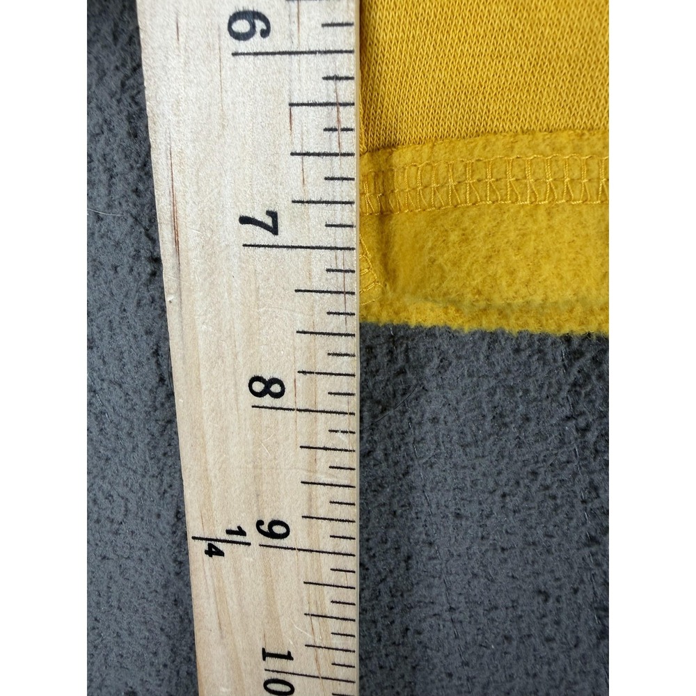 Nike Shorts Mens Medium Yellow Therma-FIT Yoga Fleece Sweat Pockets Training - Picture 4 of 6